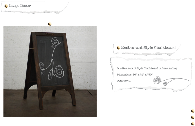 Restaurant Style Chalkboards - Chair Clipart (768x475), Png Download