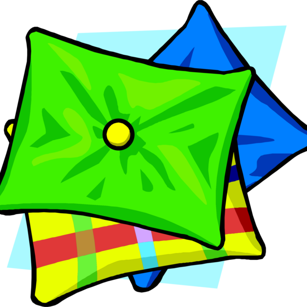 Clip Art Pillow Throw Pillows Cushion Bed Chair Free - Pillow Clip Art - Png Download (1024x1024), Png Download