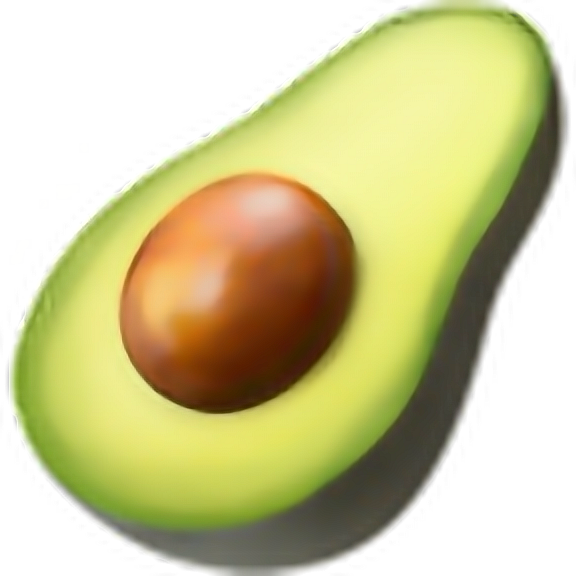 576 X 576 1 - Avocado Emoji Png Clipart (576x576), Png Download