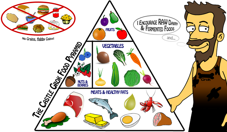 Banner Free Download The Paleo Food Plus Raw Dairy - Paleo Food Pyramid Clipart (740x430), Png Download