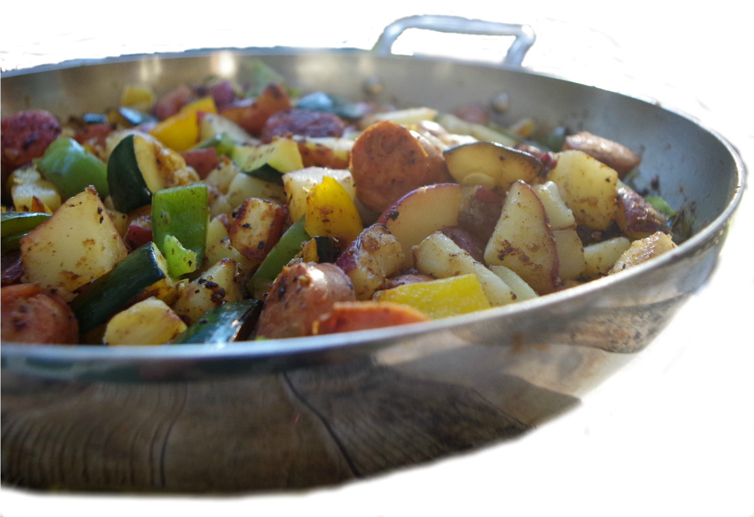 Vegetable Sausage Skillet - Russet Burbank Potato Clipart (1501x1031), Png Download