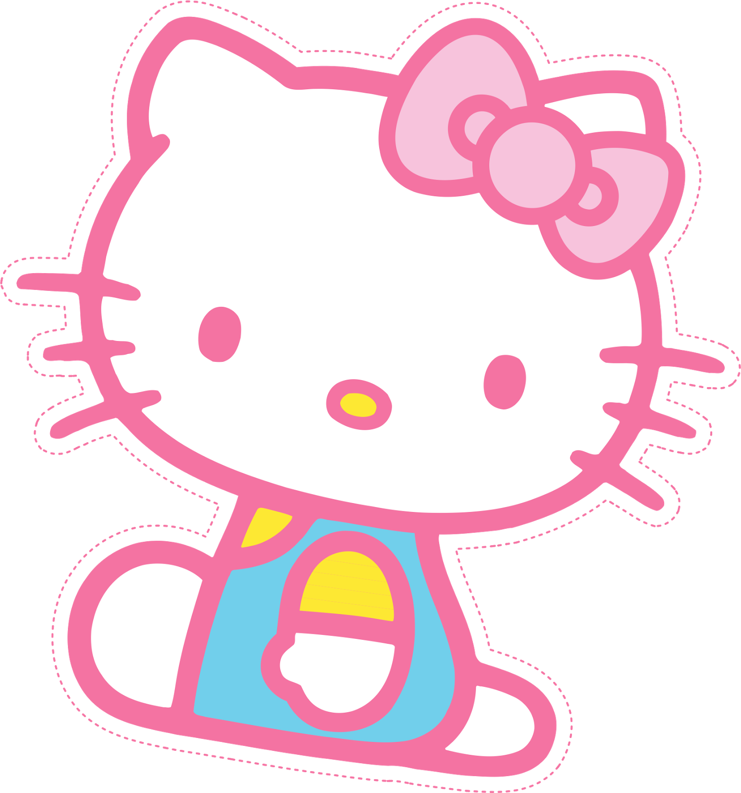 By Ff - Gif Hello Kitty Sexy Clipart (1495x1600), Png Download