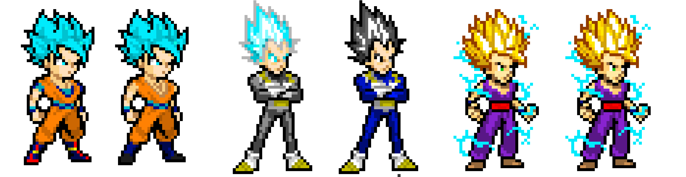 2330 X 660 4 - Sprites De Dragon Ball Clipart (2330x660), Png Download