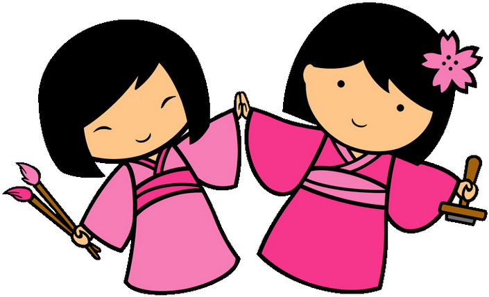 Png Free Download Sister Stamps - Two Girl Best Friends Png Clipart (800x620), Png Download