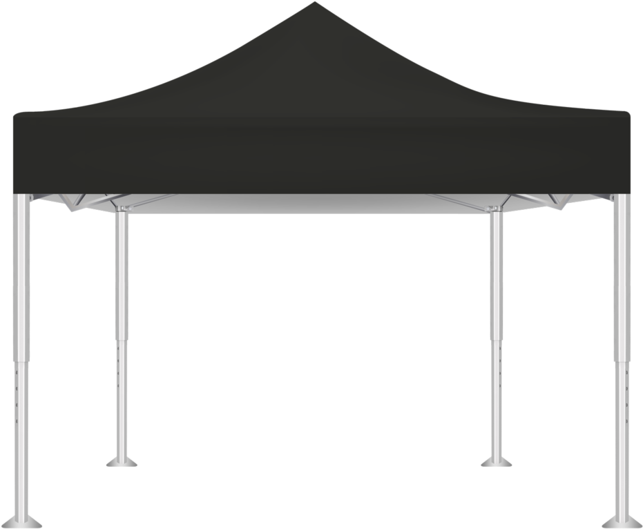 Tent Png Picture - Black Canopy Tent Clipart (1200x810), Png Download