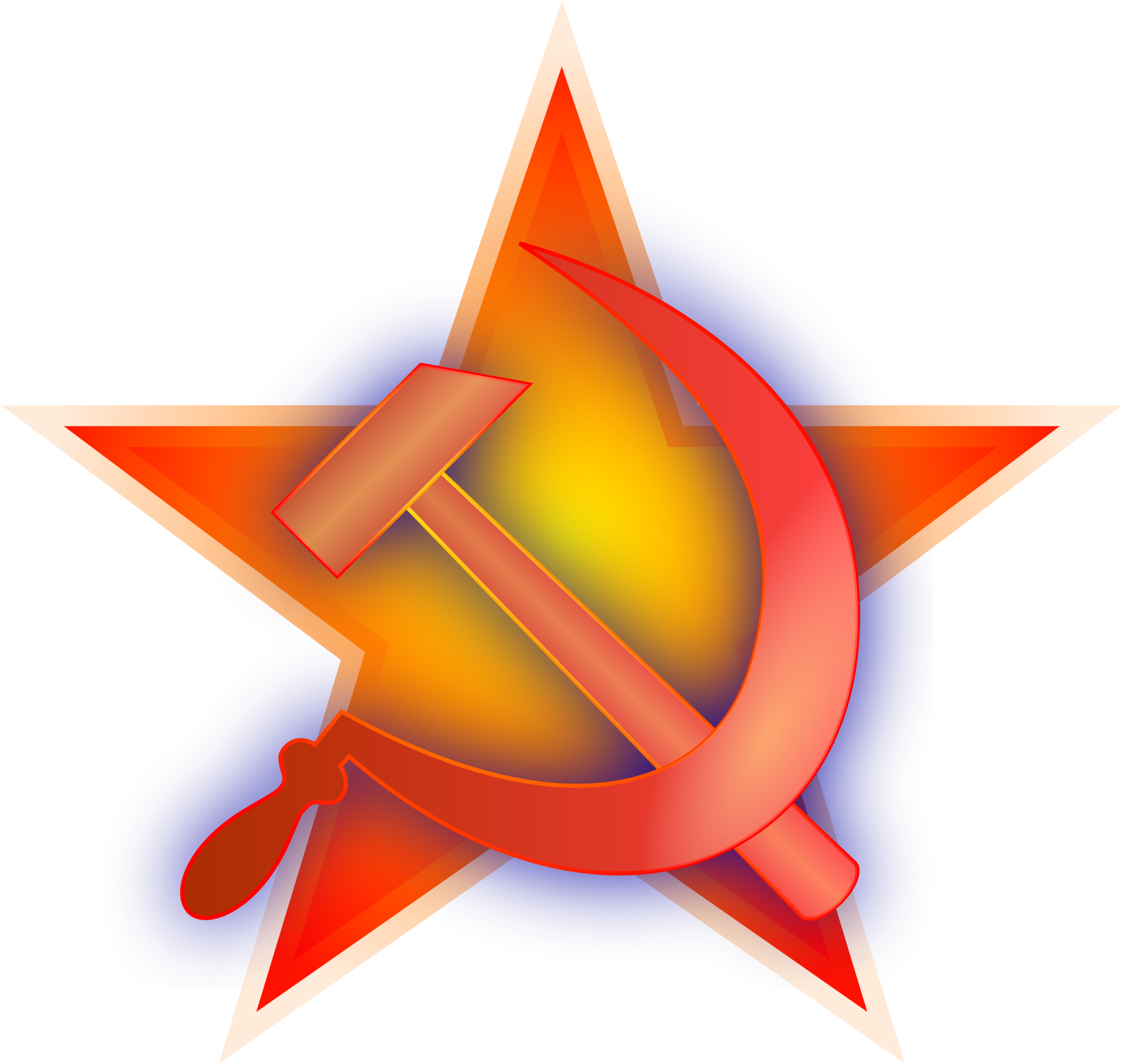 File Hammer And Sickle - Illustration Clipart (2000x1833), Png Download