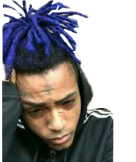 Lien Direct, 2018/04/7/1517148077 Picsart 01 28 03 - Xxxtentacion With Blue Hair Clipart (612x612), Png Download