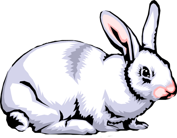Rabbit Clip Art Images Free Clipart Png - Clip Art Rabbit Png Transparent Png (675x524), Png Download