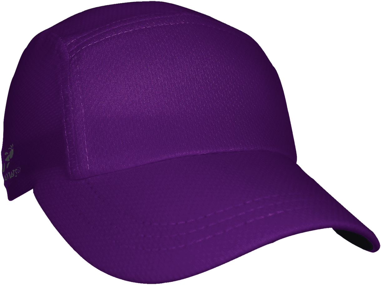 Race Hat - Sport Purple - Black Cap Front View Clipart (1280x1280), Png Download
