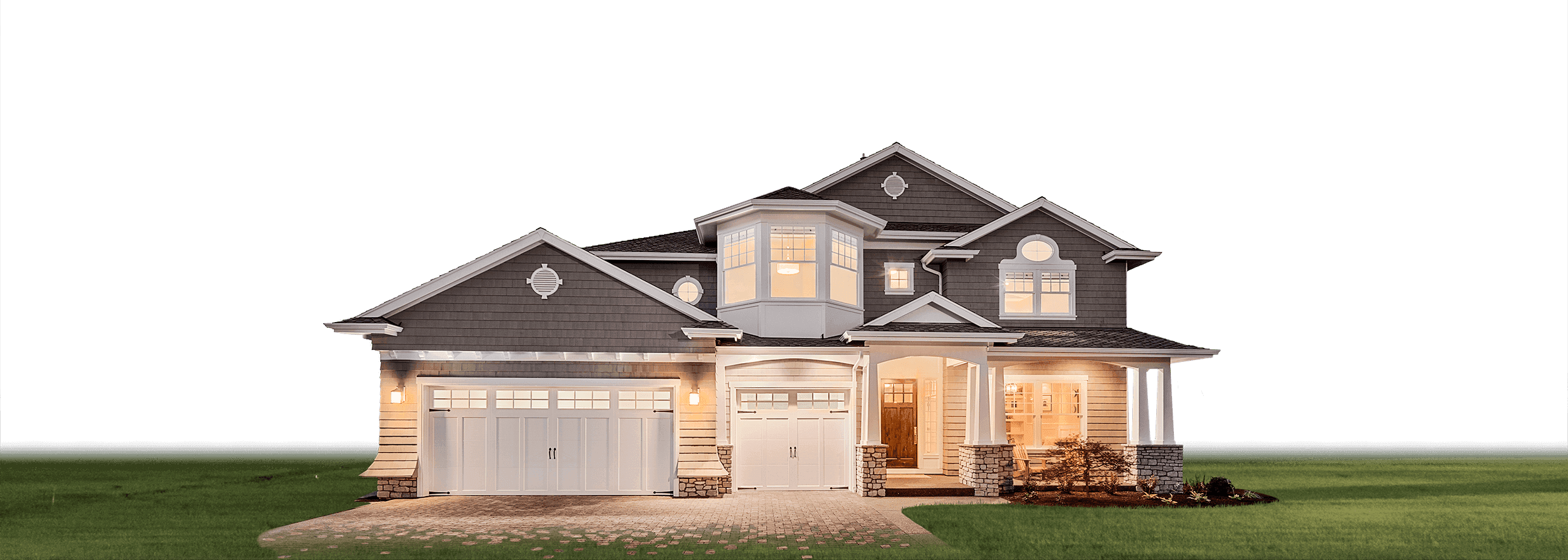 Expecting The Unexpected - Garage Door Clipart (2479x885), Png Download