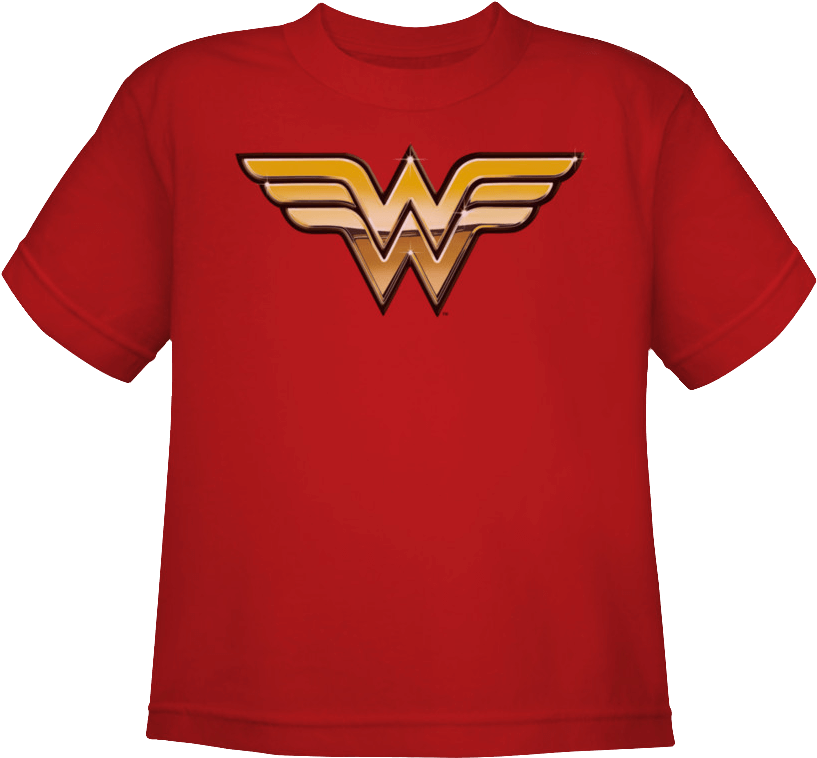 Kids Wonder Woman Logo T-shirt - Wonder Woman Clipart (833x833), Png Download