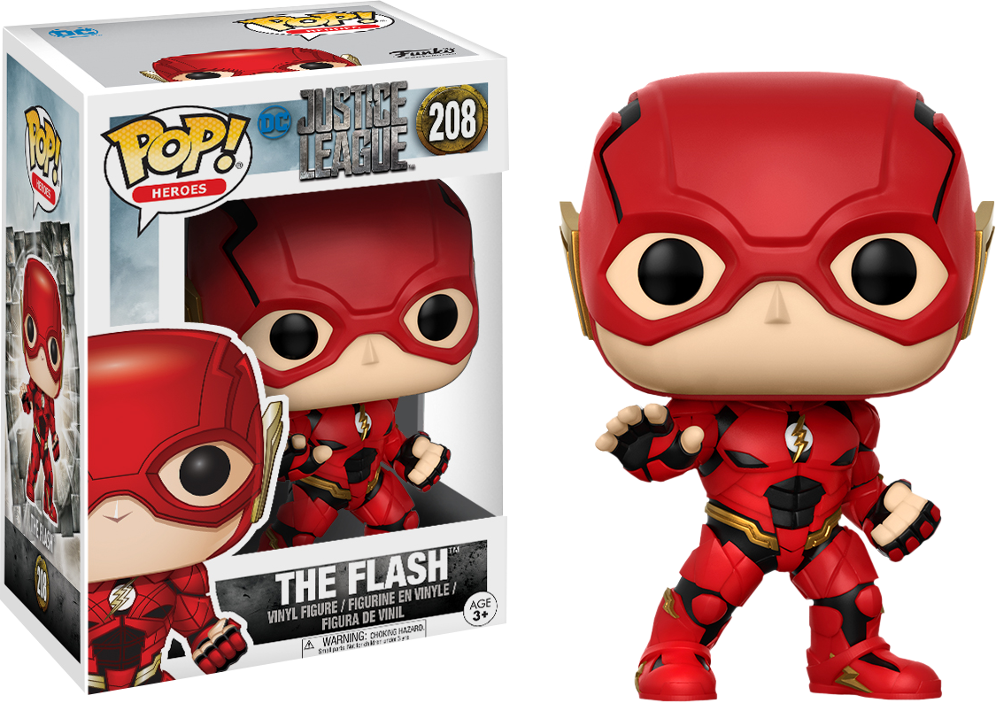 Justice League - Funko Pop Flash Justice League Clipart (1125x794), Png Download