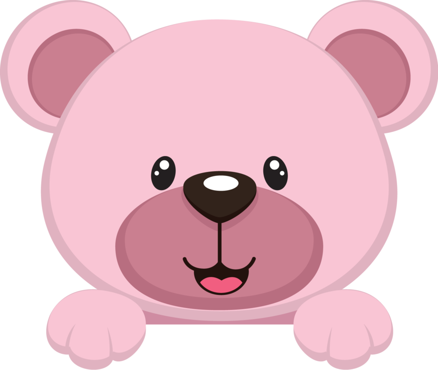 Jbuifxya3bspcz - Pink Bear Png Clipart (900x759), Png Download
