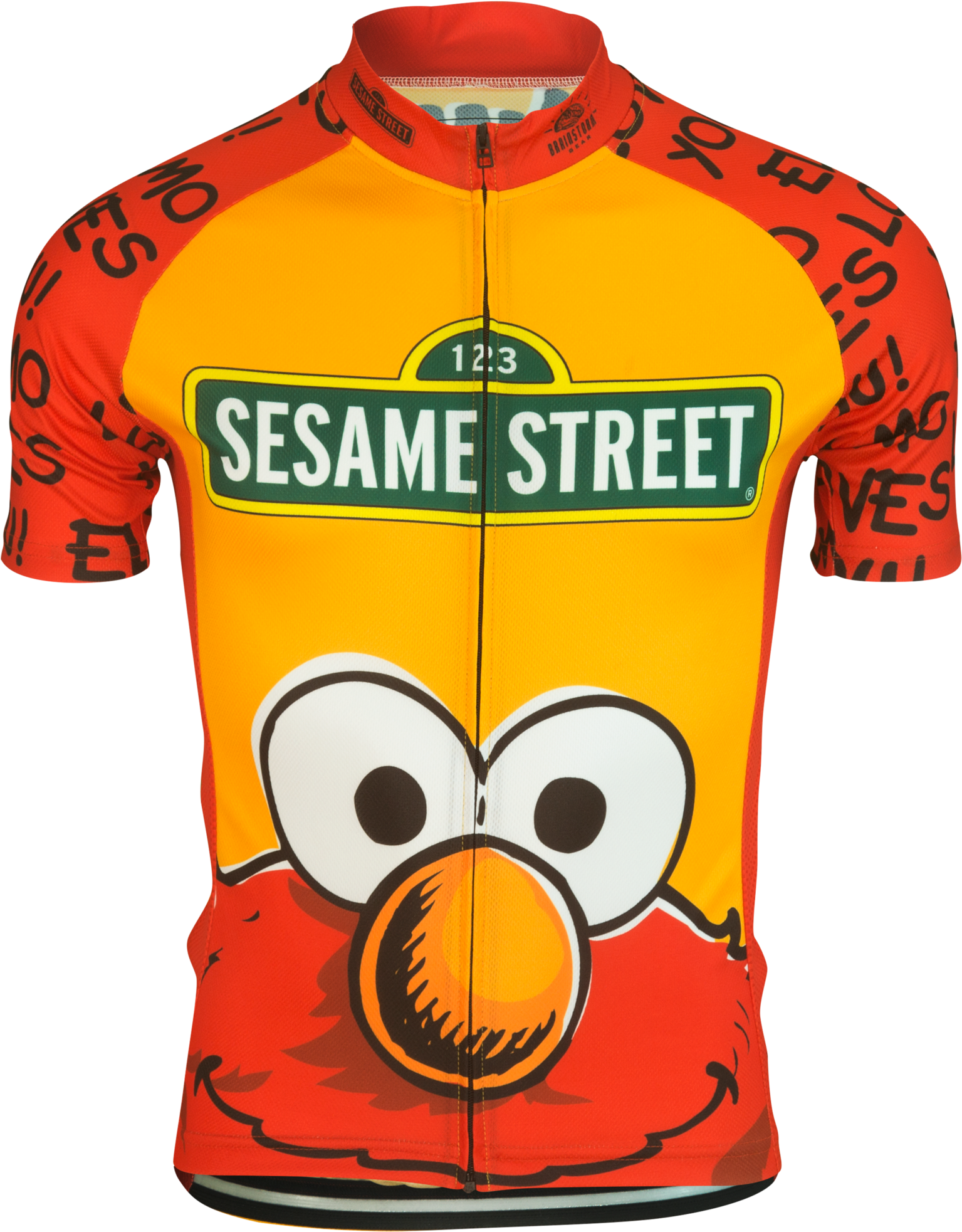 Brainstorm Gear Women's Elmo Cycling Jersey - Sesame Street Sign Clipart (2048x2048), Png Download