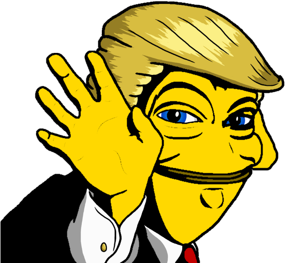 Rare Donald Trump Pepi - Pepe The Frog Clipart (600x600), Png Download