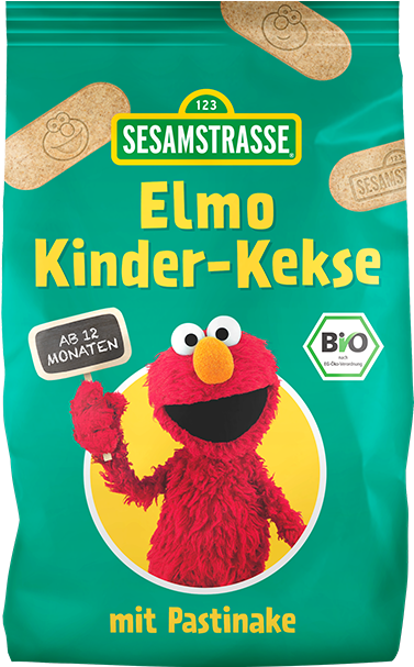 Elmo Kids Biscuits - Sesame Street Clipart (456x788), Png Download