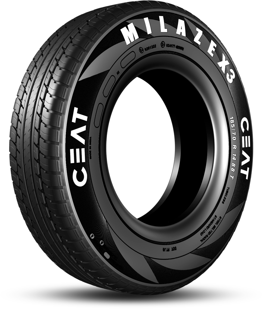 Ceat Milaze X3 Tyre Price India - Ceat Tyre Clipart (1200x1200), Png Download