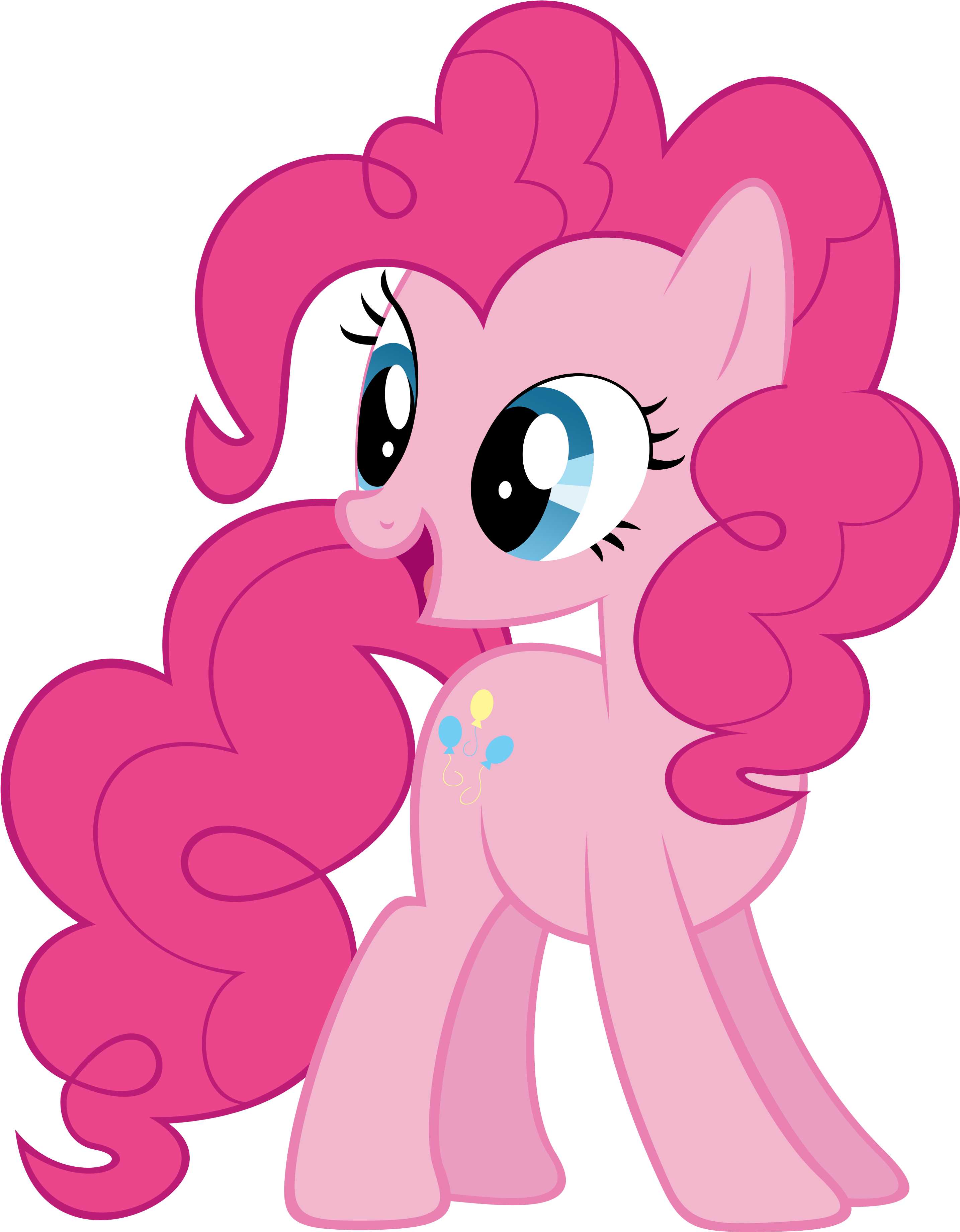 Pinkie Pie Download Png Image - Mlp Pinkie Pie Happy Clipart (3000x3788), Png Download