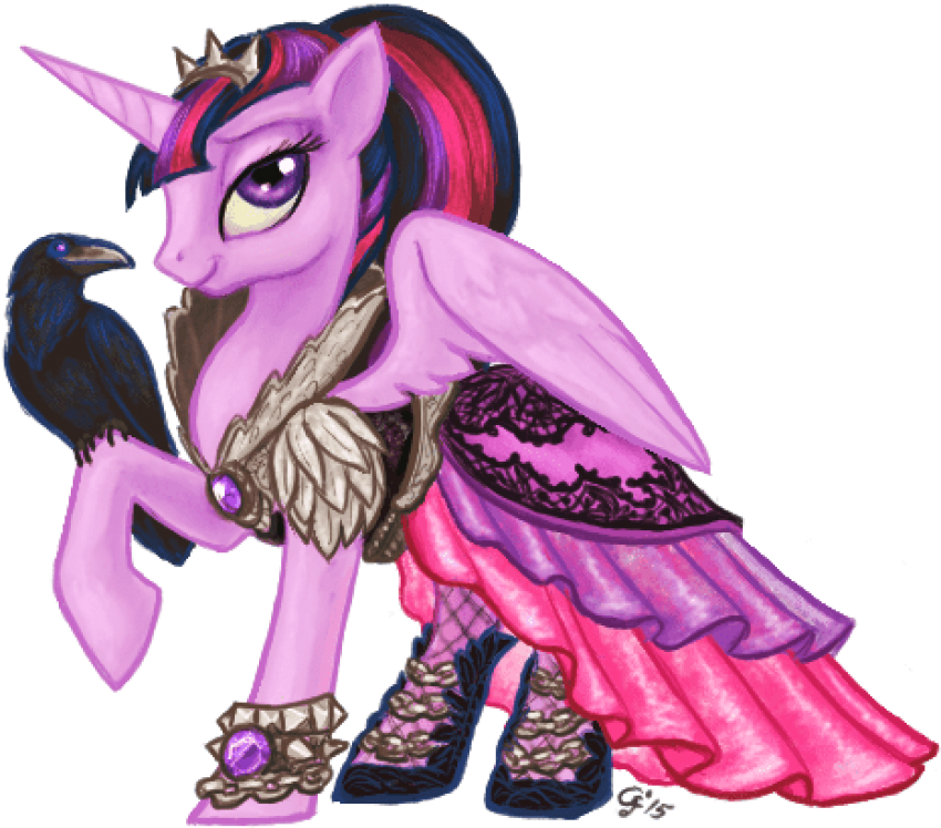 Free Png Download Ever After High Pony Raven Png Images - Cartoon Clipart (850x748), Png Download