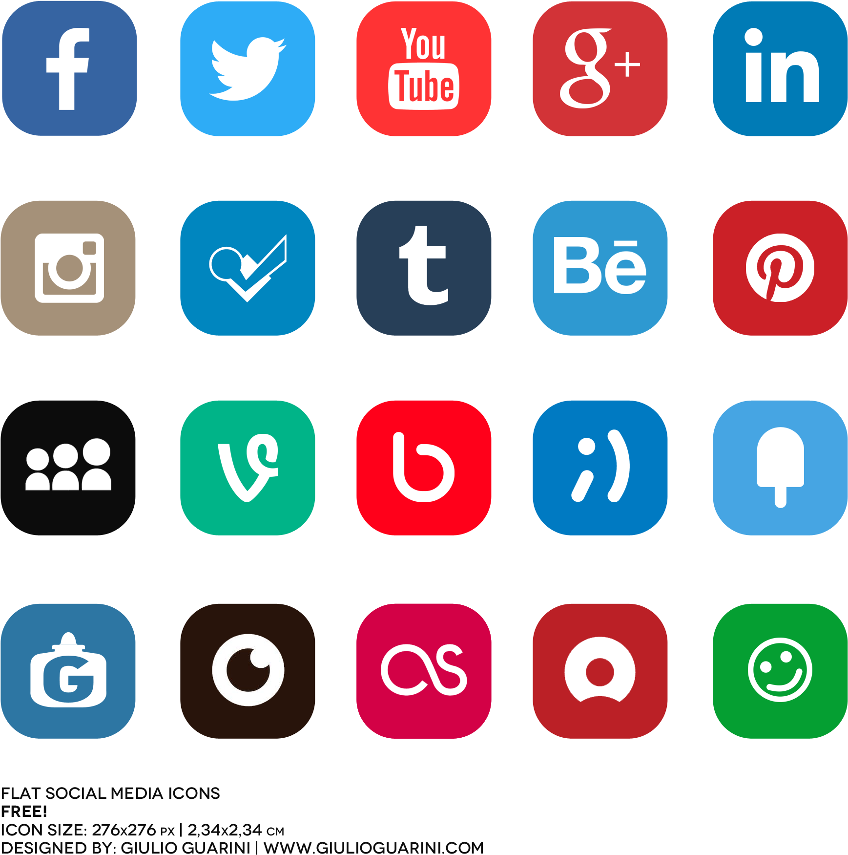 2000 X 2000 7 - Social Media Icon Hd Png Clipart (2000x2000), Png Download