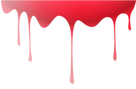 Blood Drip Wide Clipart (840x480), Png Download