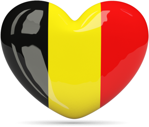 Belgium Flag Heart Icon - Belgium Flag Heart Png Clipart (640x480), Png Download