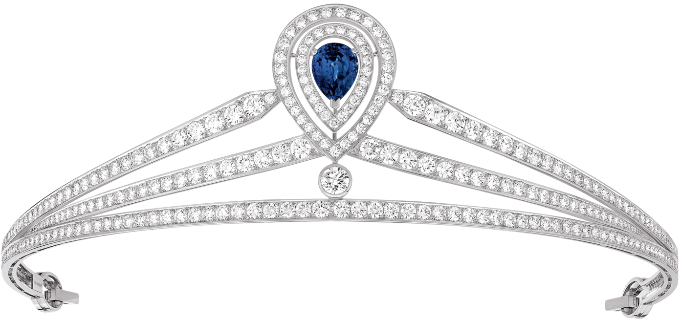 Diamond Crown Png Free Download - Crown Princess Tiara Png Clipart (1404x660), Png Download