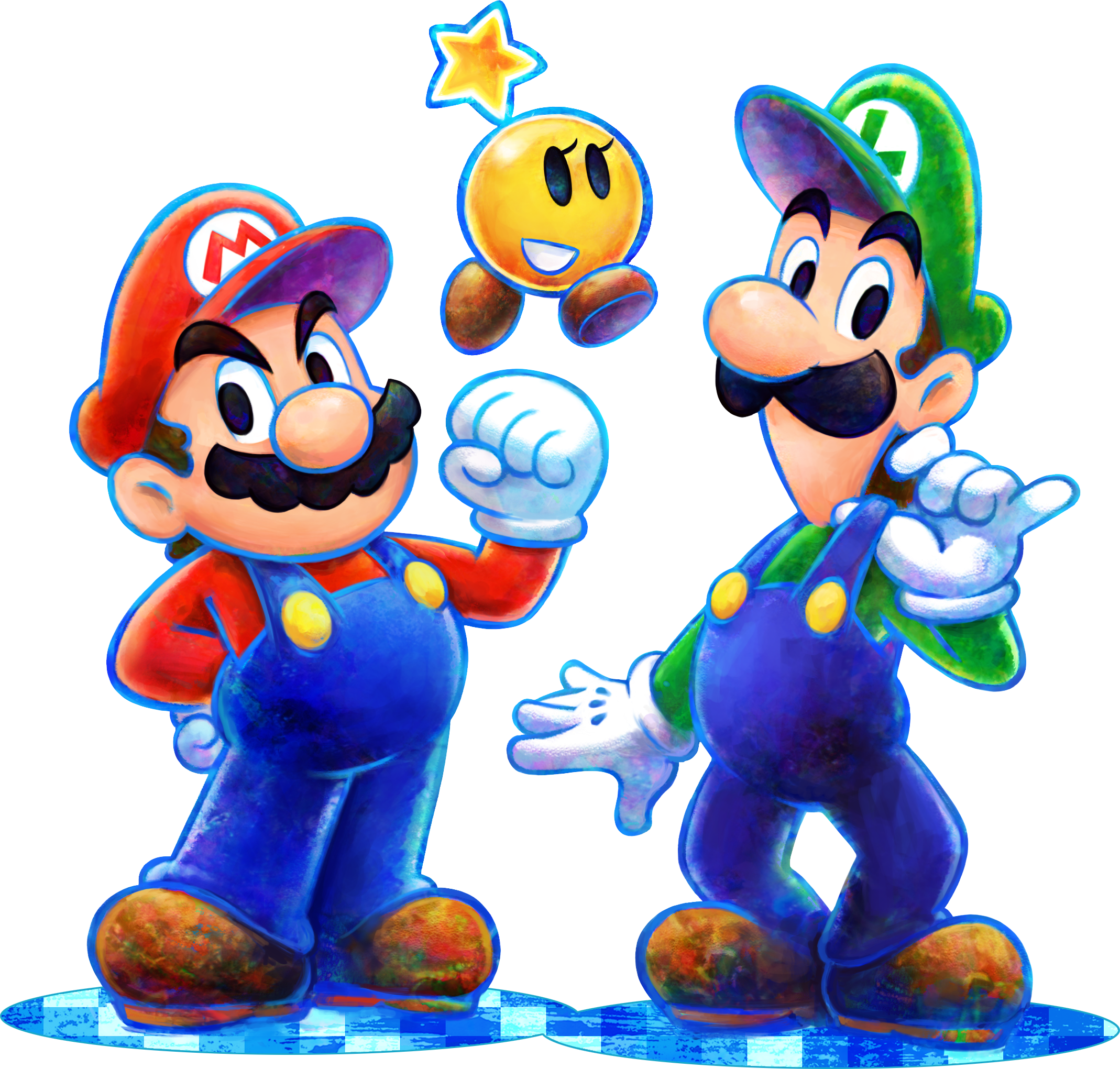 View large size Randome Clipart Mario And Luigi - Mario And Luigi Dream T.....