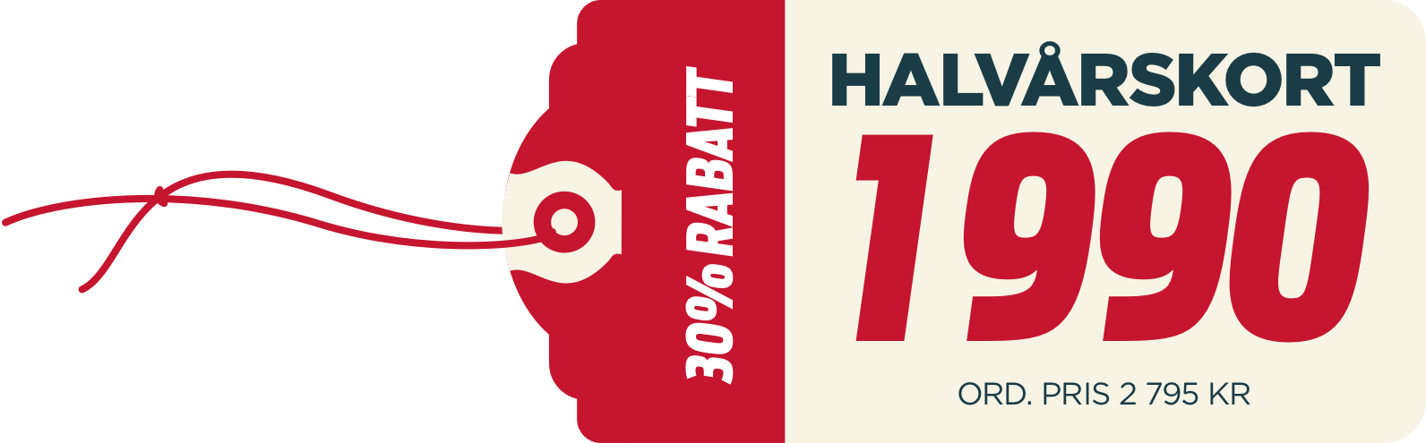 Pricetag-halvarskort - Graphic Design Clipart (1592x495), Png Download