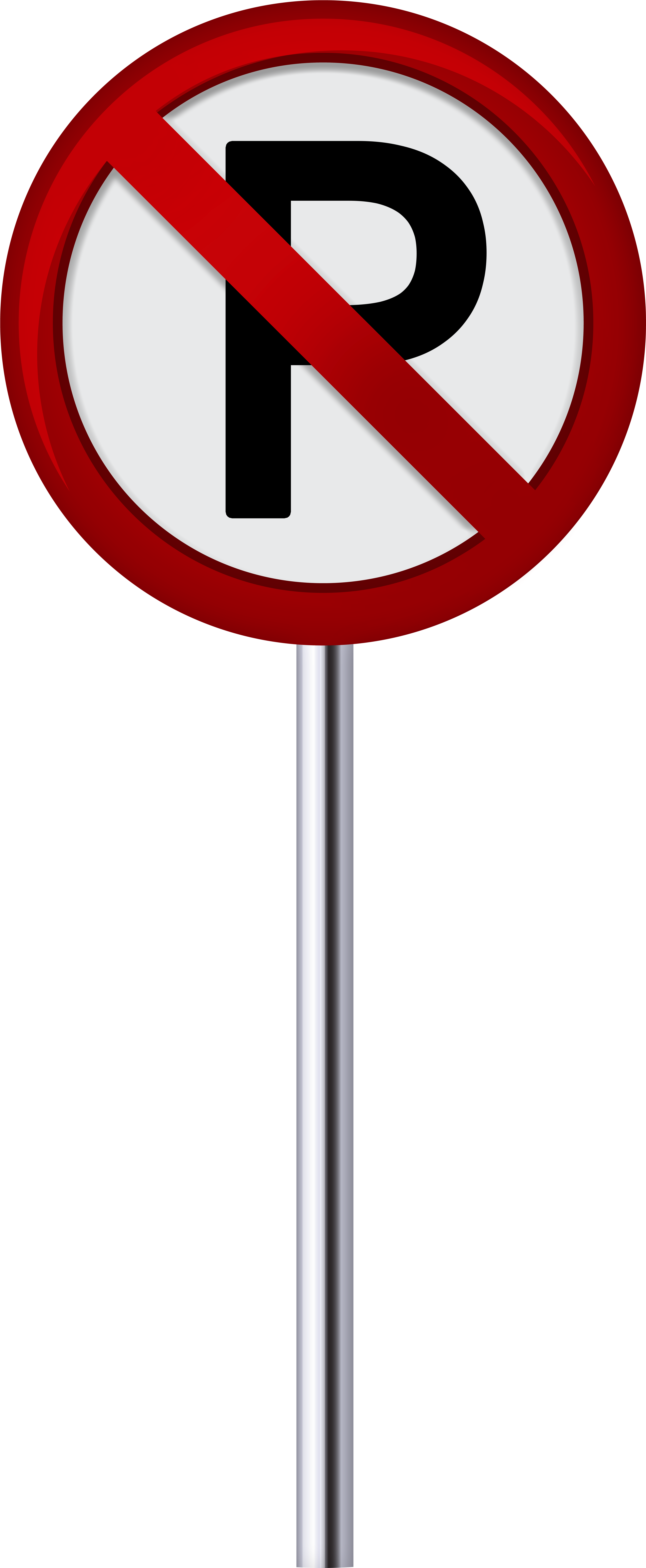 No Parking Sign Png Clip Art - No Parking Sign Clip Art Transparent Png (3331x8000), Png Download