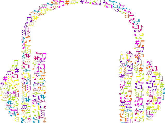 Music Notes Clipart Transparent Background - Transparent Background Music Notes - Png Download (640x480), Png Download