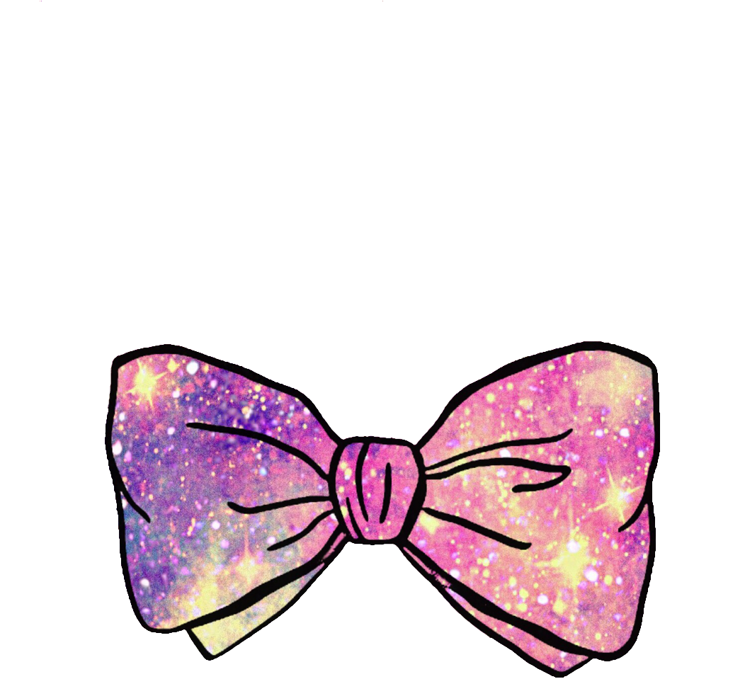 Ftestickers Bow Glitter Sparkle Cute Girly Pink Purple - Girly Purple Png Clipart (1051x1440), Png Download