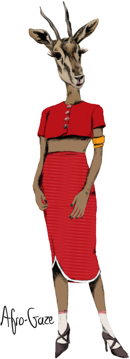 The Graceful Afro-gaze Tackles The Toughest Ip Law - Standing Clipart (740x1280), Png Download