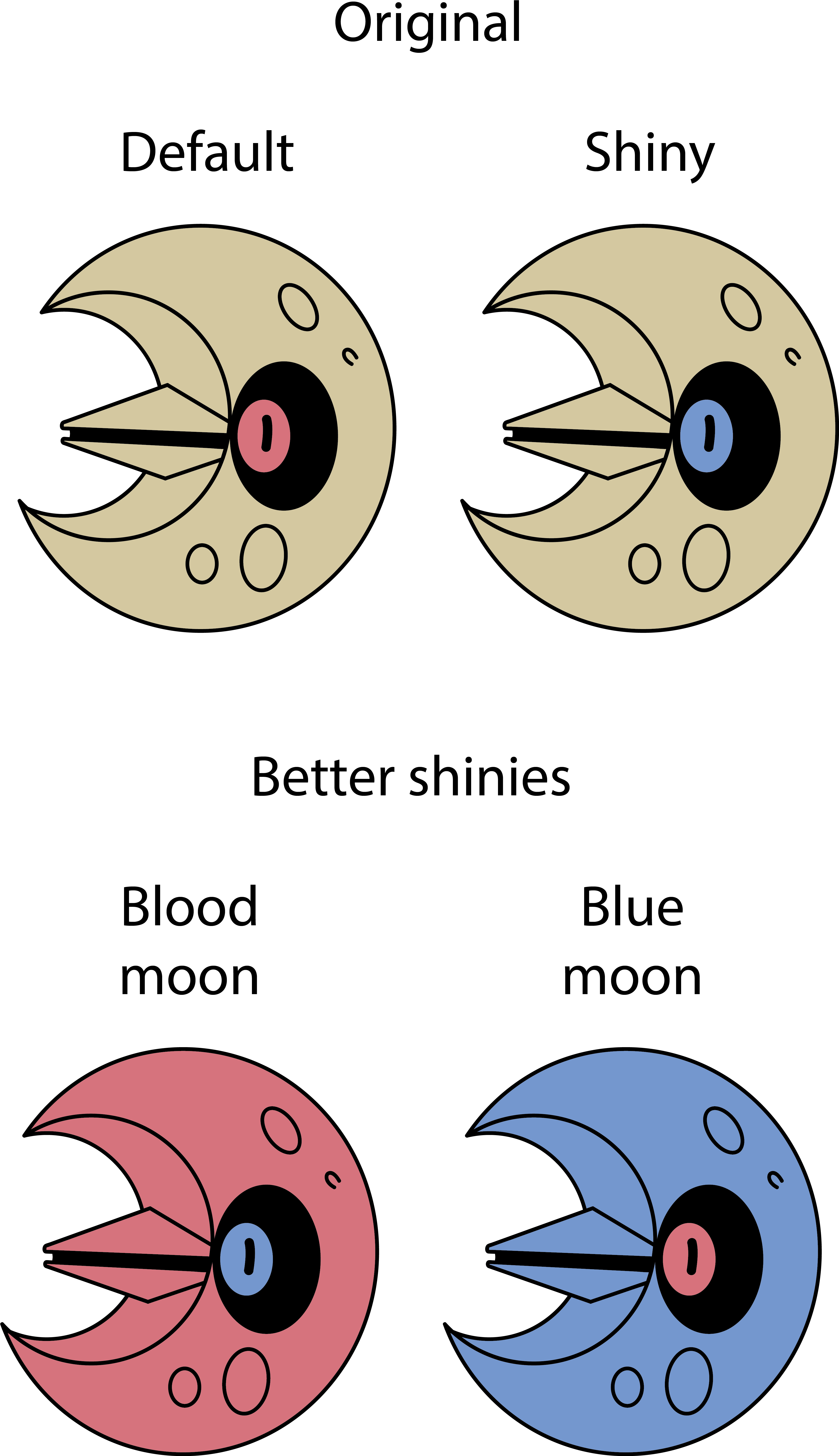 Pokemon Shiny Lunatone Clipart (3719x6485), Png Download