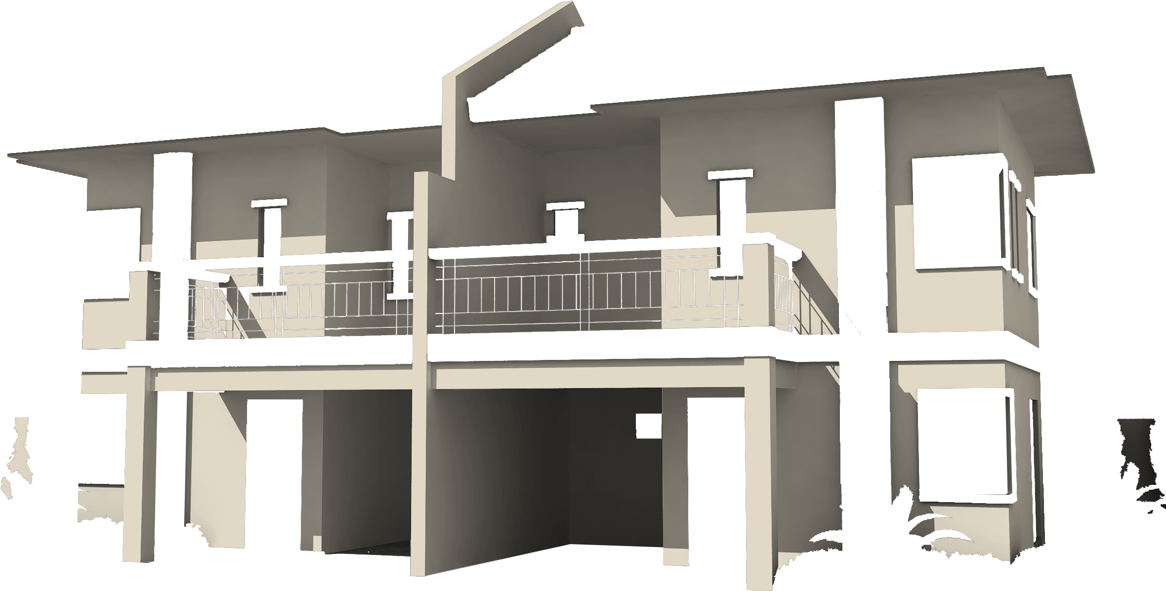 Coconut - Architecture Clipart (2480x1753), Png Download