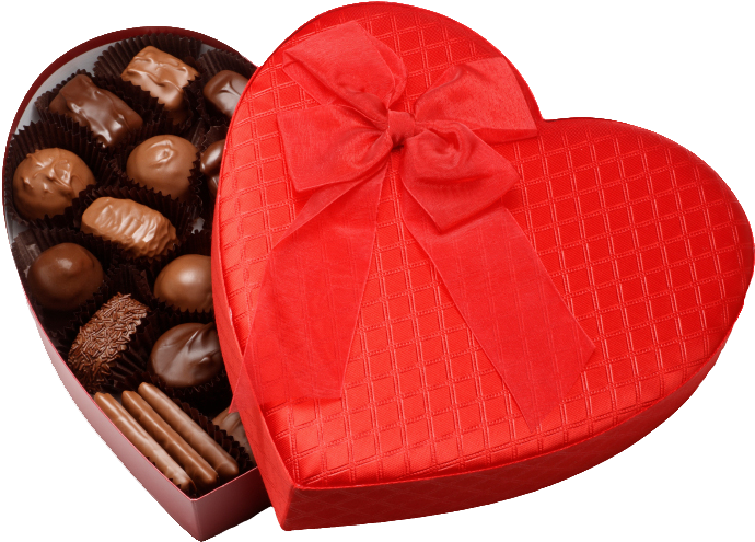 810 X 593 3 - Valentines Day Box Of Chocolates Clipart (810x593), Png Download