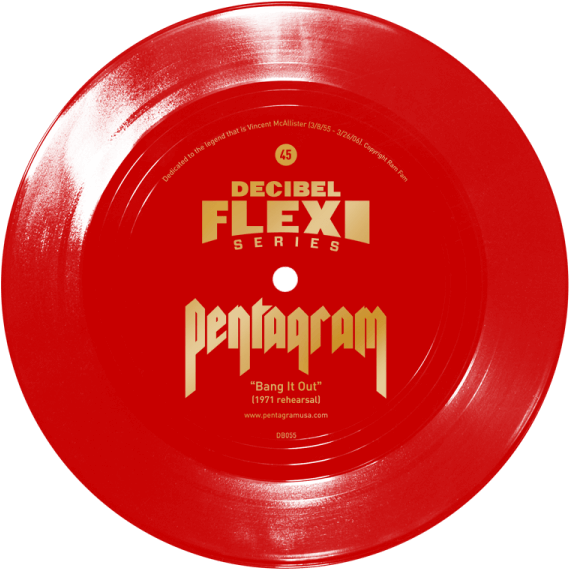 Exclusive Pentagram Flexi Disc With Decibel Magazine - Pentagram Day Of Reckoning Clipart (600x600), Png Download