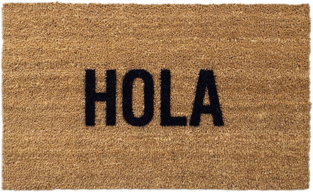 Hola Doormat - Hola Door Mat Clipart (1200x755), Png Download