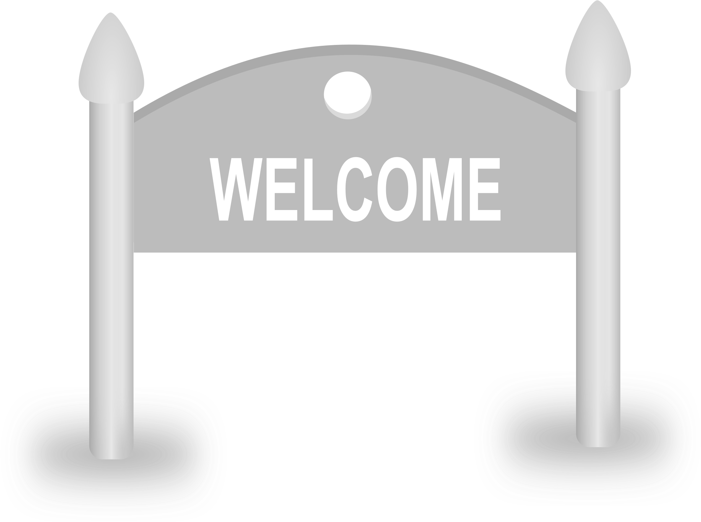 Big Image - Welcome Sign Clip Art - Png Download (2400x1766), Png Download