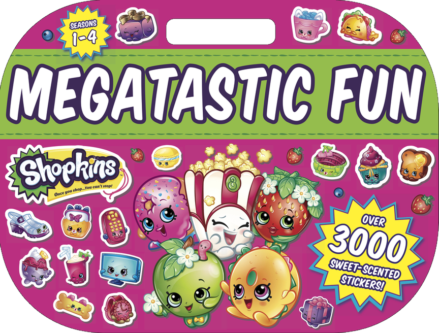 Shopkins Fun Stickers Clipart (864x656), Png Download