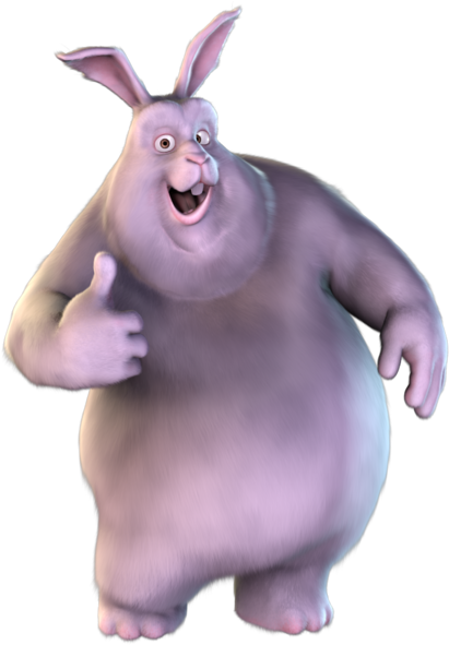 Big Buck Bunny - Big Buck Bunny Png Clipart (600x600), Png Download
