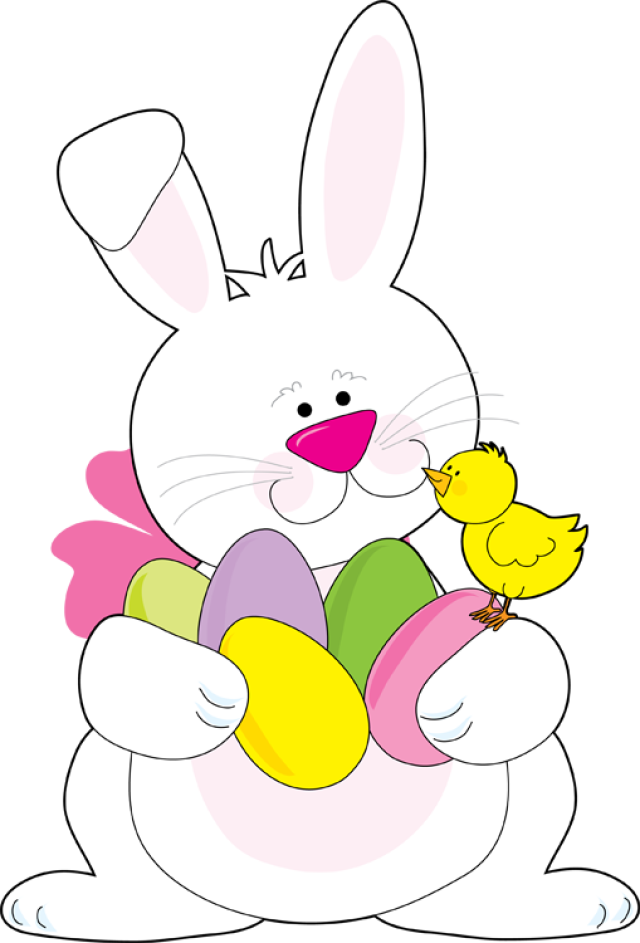 Easter Bunny Clipart Kawaii - Easter Bunny Clipart - Png Download (640x943), Png Download