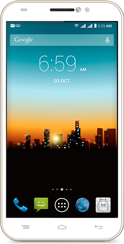 Posh Mobile Titan Pro Hd E550 White Front - Mobile Phone Hd Png Clipart (1000x1000), Png Download