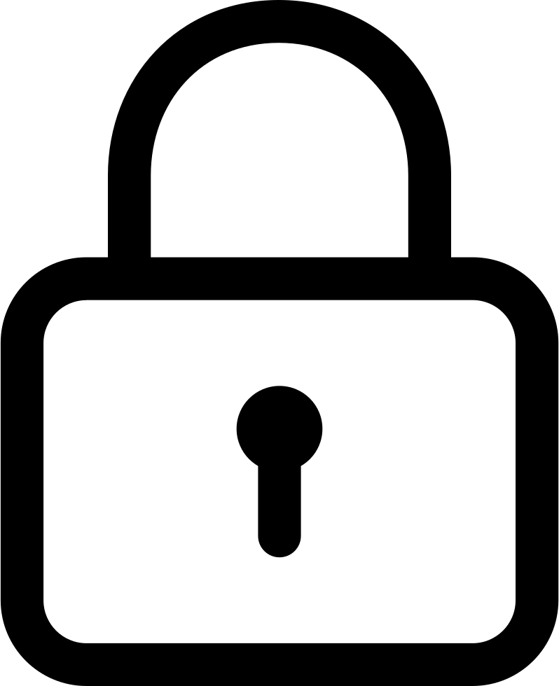 Png File Svg - Free Lock Icon Png Clipart (736x980), Png Download