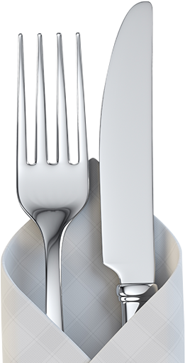 647 X 517 17 - Knife And Fork Set Png Clipart (647x517), Png Download