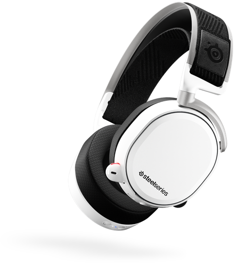 Steelseries Arctis Pro Wireless White Clipart (1000x575), Png Download