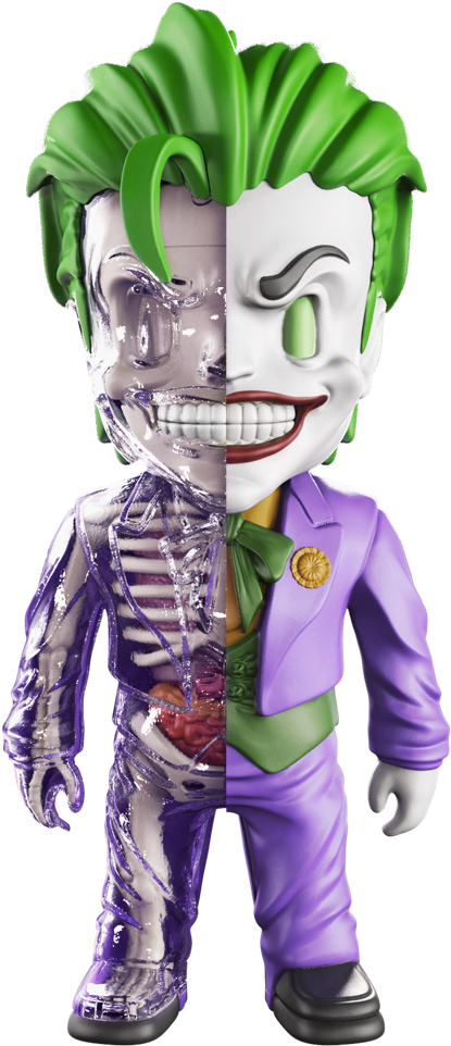 4d Xxray Joker Clipart (1000x1000), Png Download