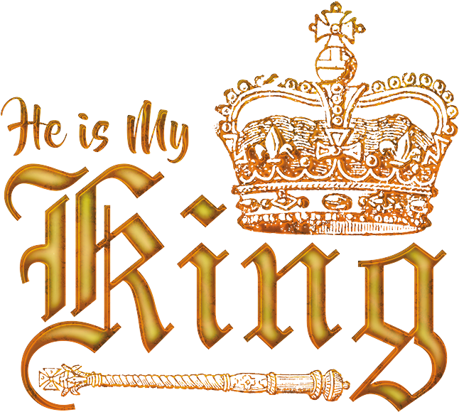 He Is My King Crown & Scepter - Crown Clip Art - Png Download (675x675), Png Download