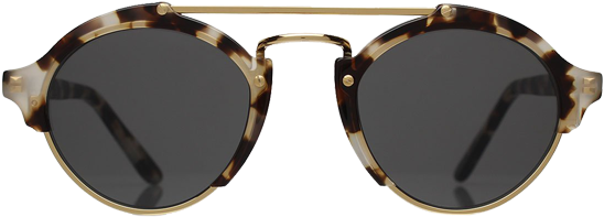 This - Illesteva Milan White Tortoise Clipart (567x567), Png Download