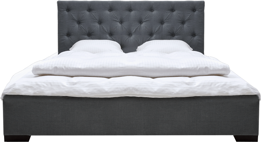 Share This Image - Bed Headboard Black Png Clipart (1000x600), Png Download
